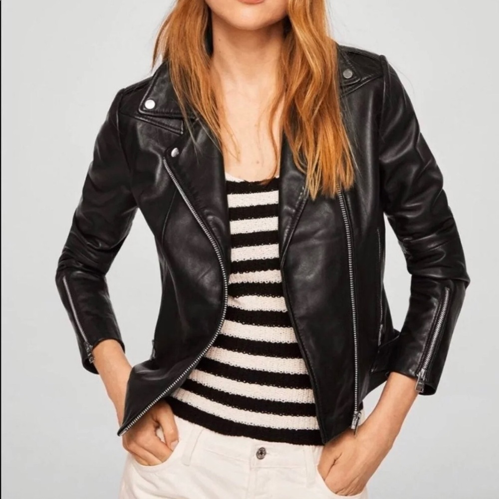 Leather jacket